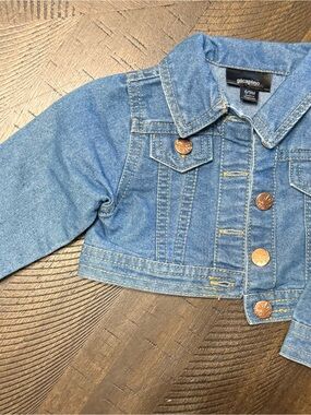 Picapino Baby Blue Denim Jean Jacket - Light Blue